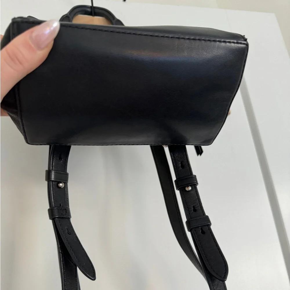 rag & bone Black Leather Backpack